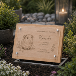 Holzgrabmal Tiergedenken Herzensfreund